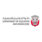 Logo for the UAE Department of Education on the Little Bridge aprende ingles page